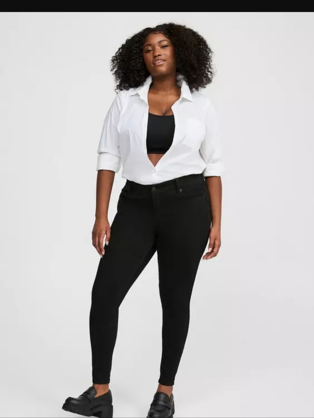 Torrid Black Bombshell Skinny Jeans Plus Sz 24Tall